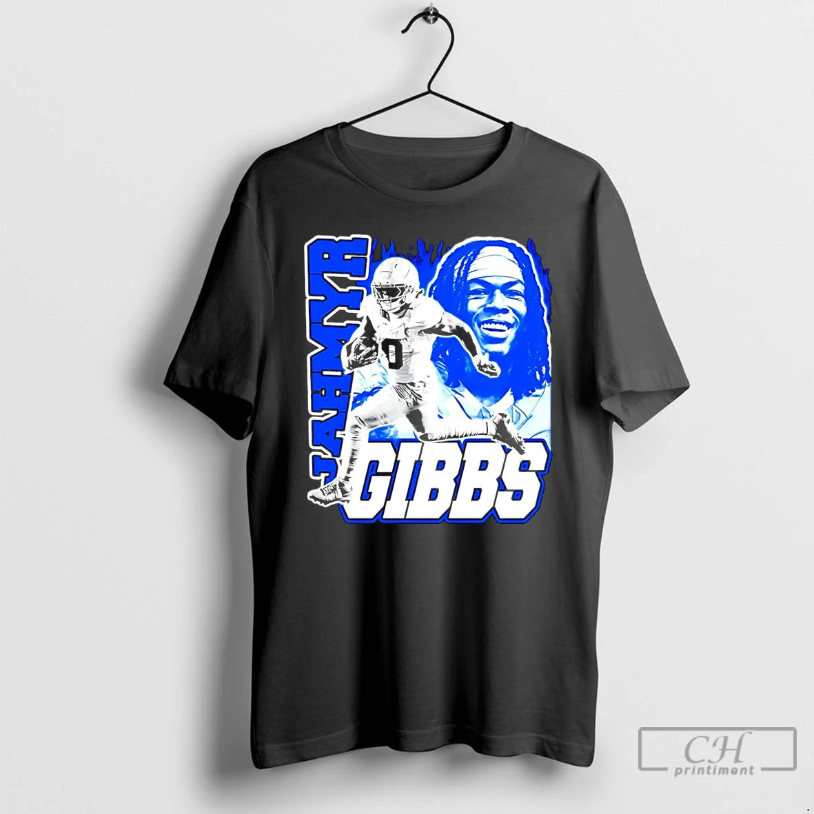 Classic Jahmyr Gibbs Detroit Lions Dreams Graphic T-Shirts, Hoodie, Sweatshirt | InkRitualCo.com