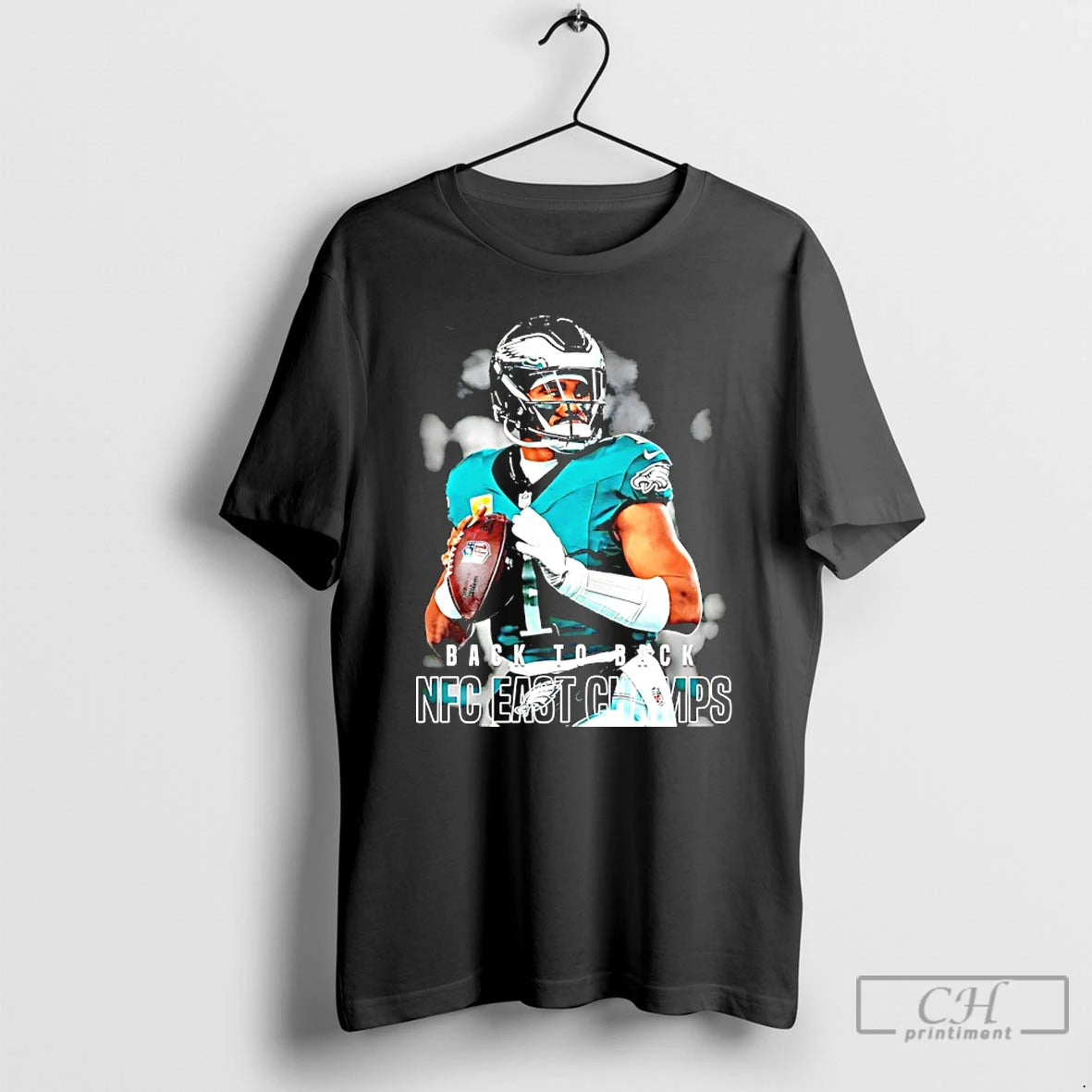 Classic Jalen Hurts 2025 Back To Back Nfc East Champs T-Shirts, Hoodie, Sweatshirt | InkRitualCo.com