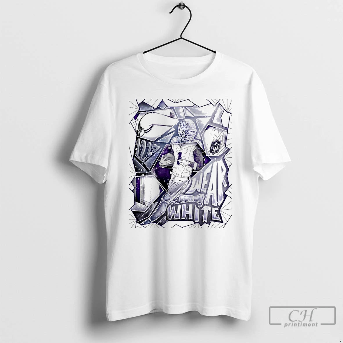 Classic Jalen Nailor Minnesota Vikings Wear White Winter Whiteout Week T-Shirts, Hoodie, Sweatshirt | InkRitualCo.com
