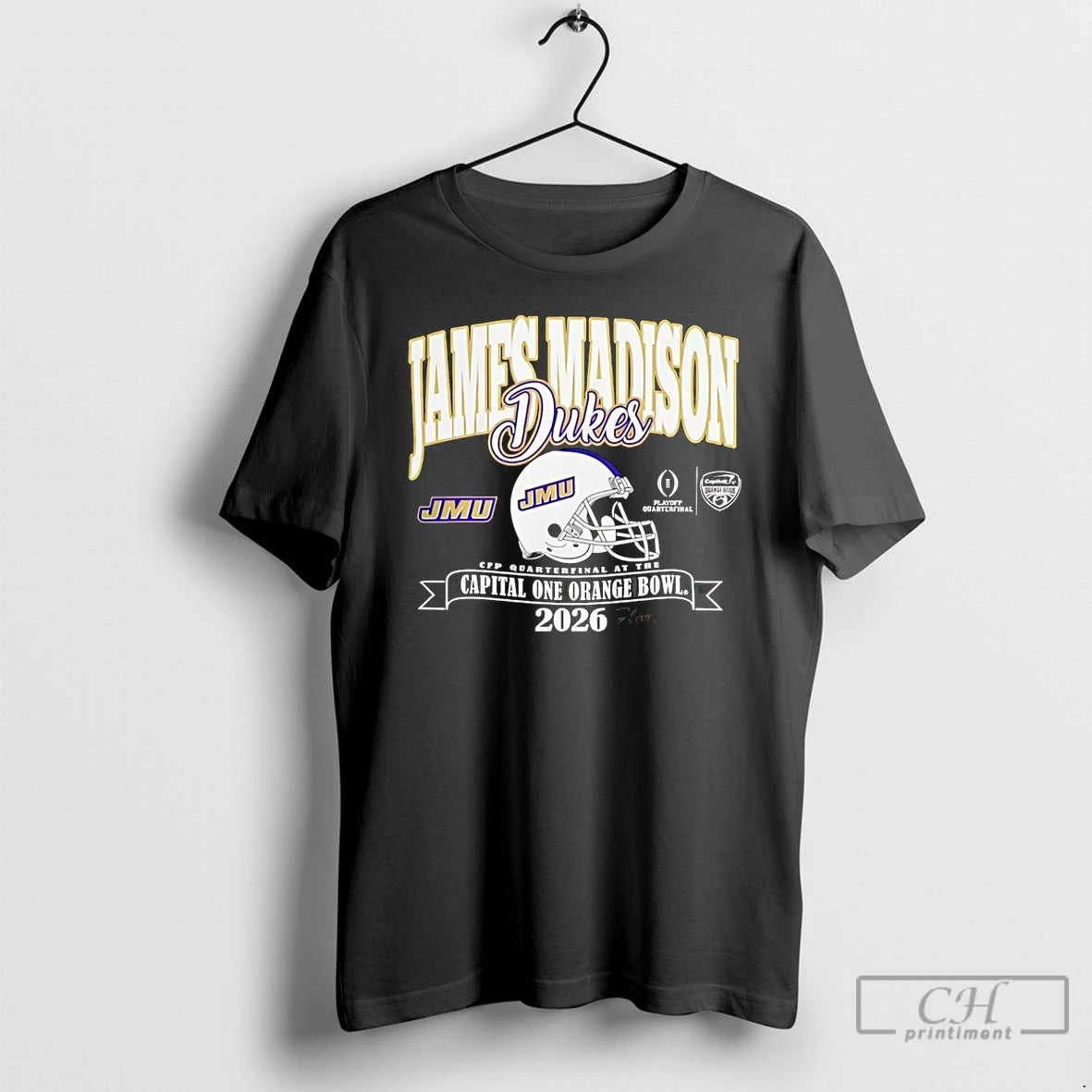 Classic James Madison Dukes Orange Bowl 2026 Cfp T-Shirts, Hoodie, Sweatshirt | InkRitualCo.com