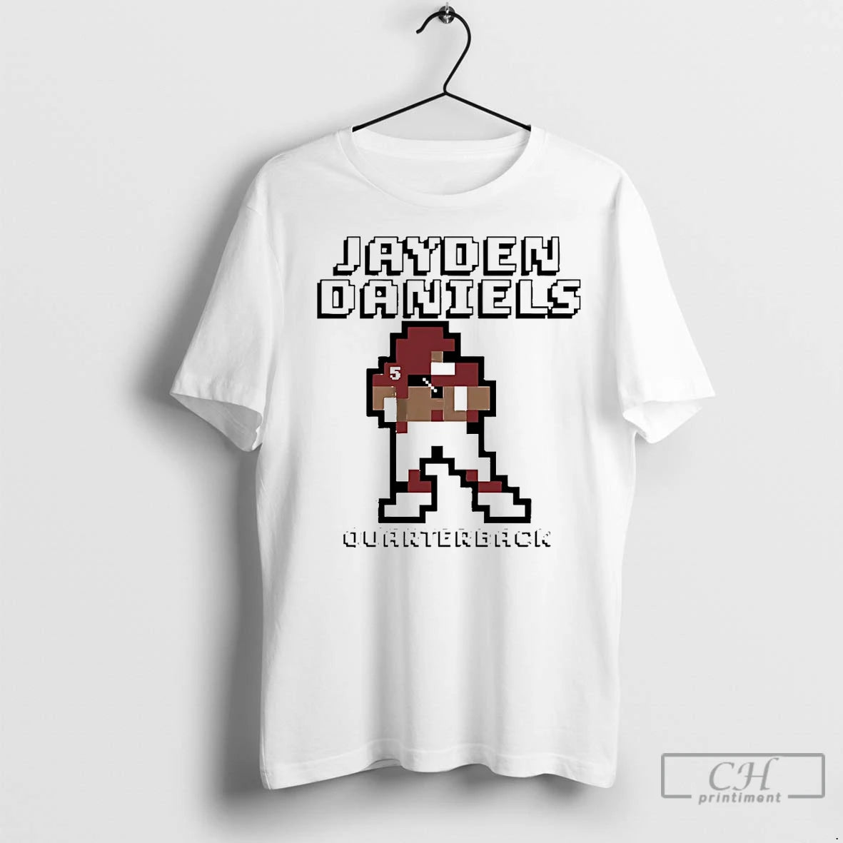 Classic Jayden Daniels Quarterback Baller Pixel Commanders T-Shirts, Hoodie, Sweatshirt | InkRitualCo.com