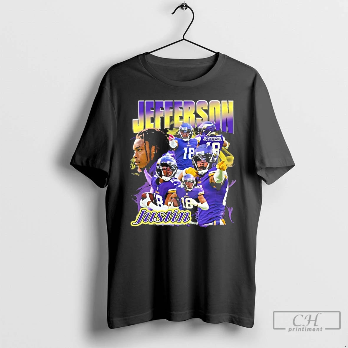 Classic Jefferson Justin 18 Player T Shirts Hoodie, Sweatshirt | InkRitualCo.com