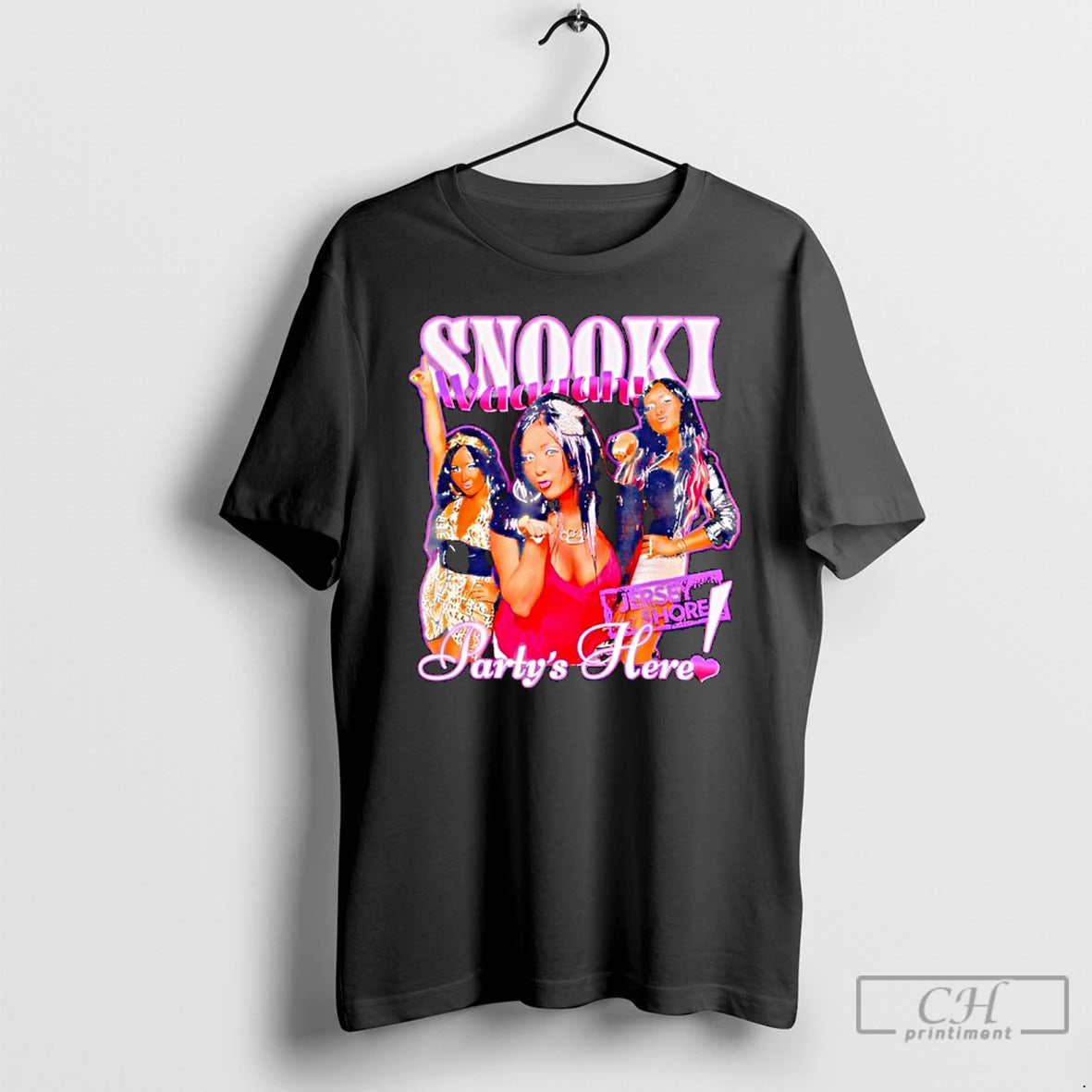 Classic Jersey Shore Partys Here Snooki T-Shirts, Hoodie, Sweatshirt | InkRitualCo.com