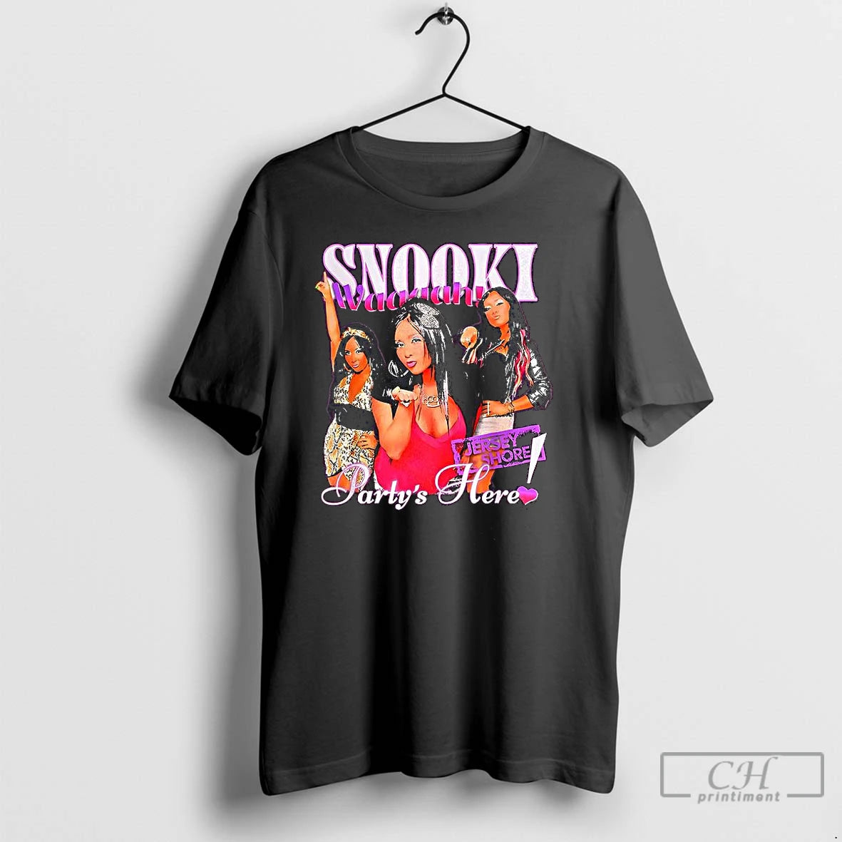 Classic Jersey Shore Partys Here Snooki Graphic T-Shirts, Hoodie, Sweatshirt | InkRitualCo.com