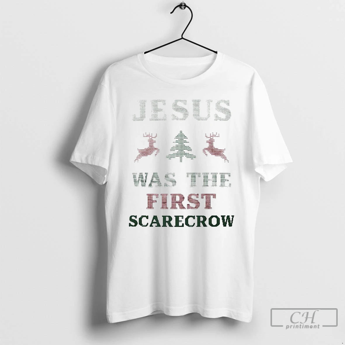 Classic Jesus Was The First Scarecrow Christmas T Shirts Hoodie, Sweatshirt | InkRitualCo.com
