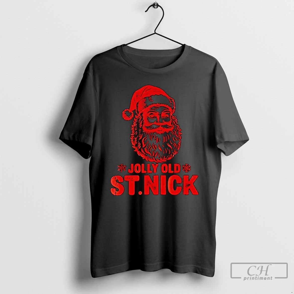 Classic Jolly Old St Nick Santa Claus Vintage Christmas T-Shirts, Hoodie, Sweatshirt | InkRitualCo.com