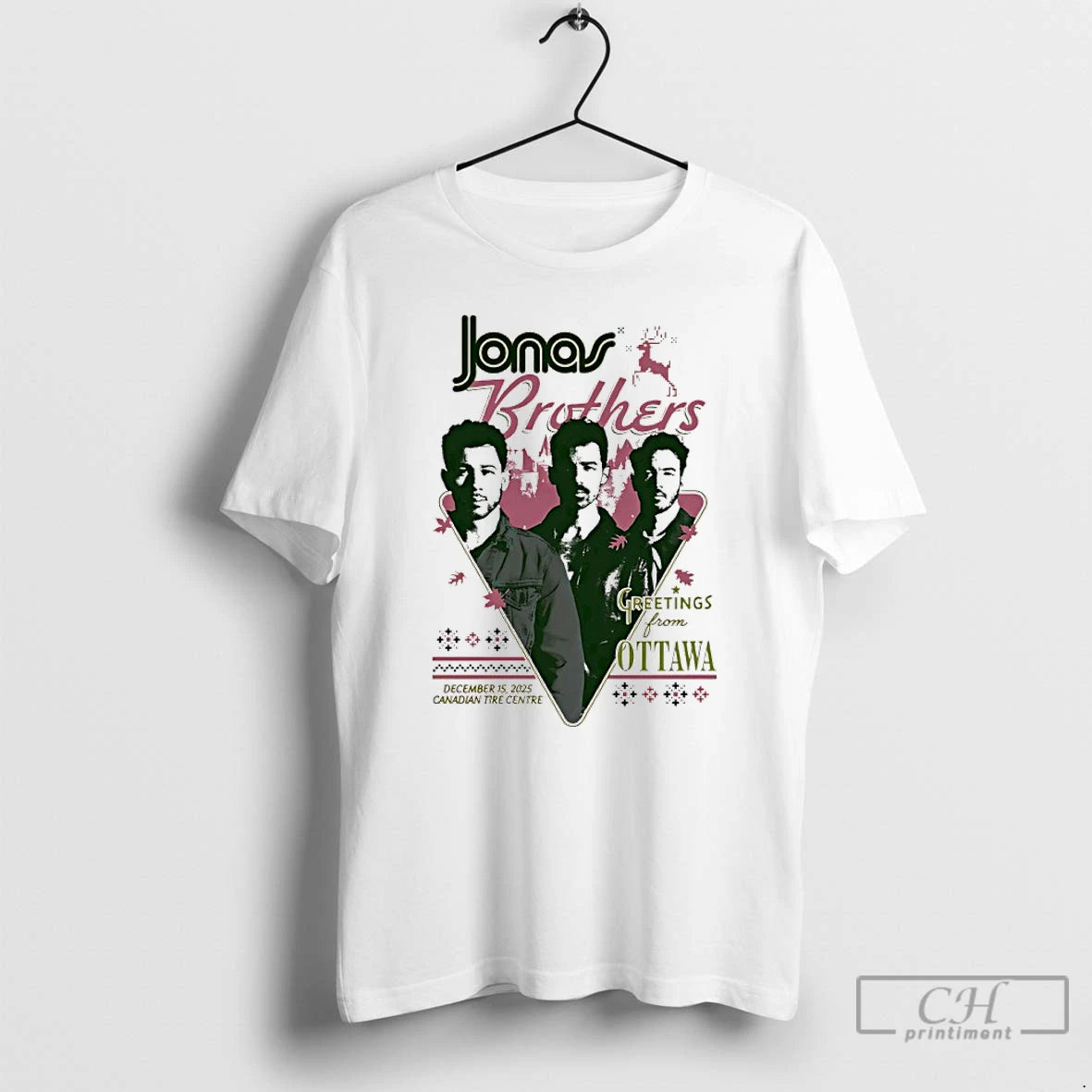 Classic Jonas Brothers Greetings From Ottawa Canadian Tire Centre 2025 T-Shirts, Hoodie, Sweatshirt | InkRitualCo.com