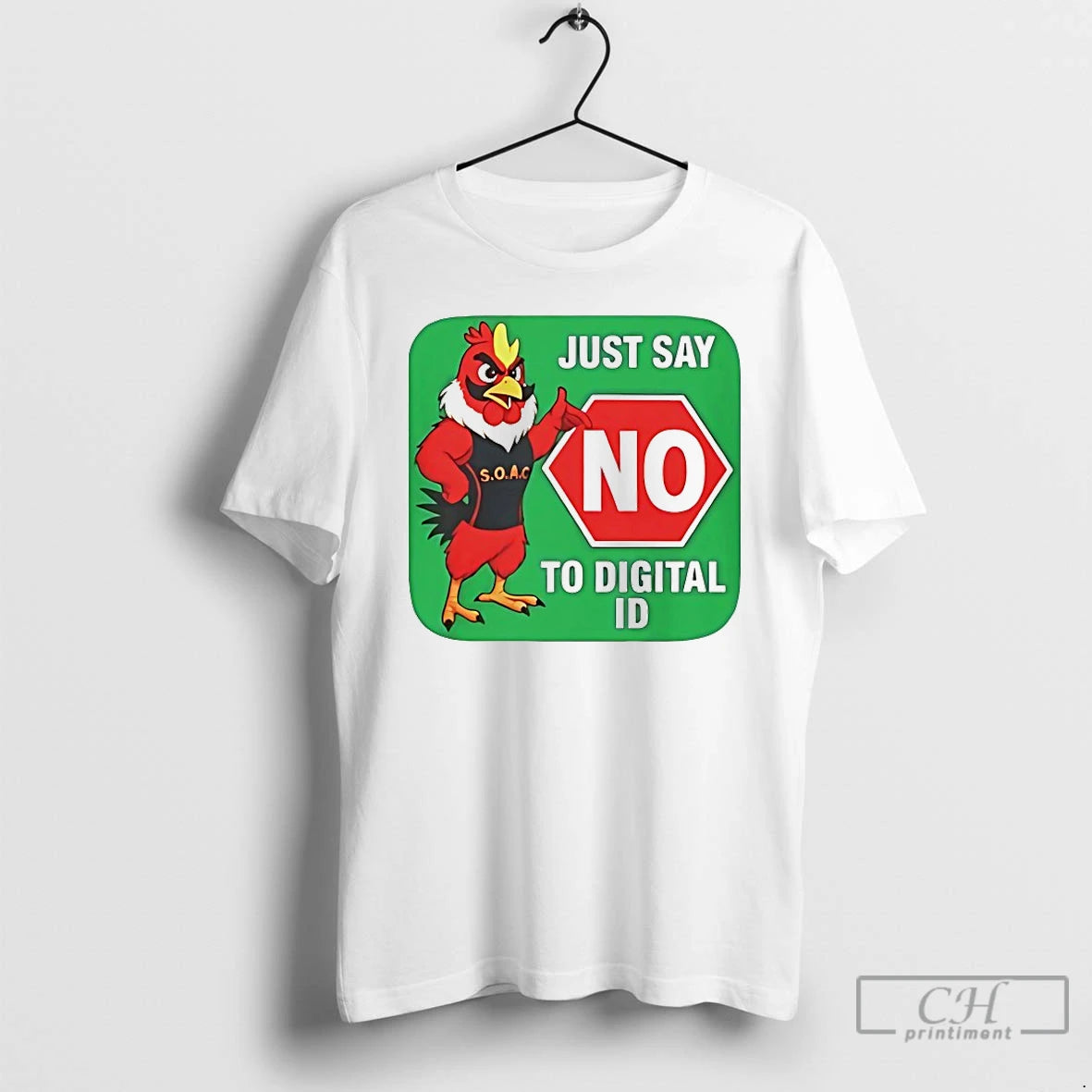 Classic Just Say No To Digital Id S O A C T-Shirts, Hoodie, Sweatshirt | InkRitualCo.com