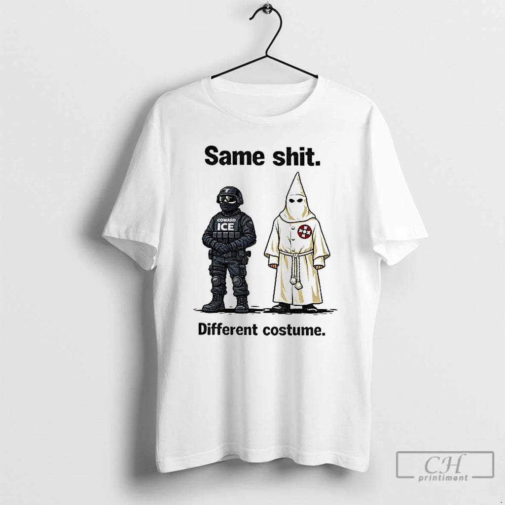 Classic Kkk Coward Ice Same Shit Different Costume T-Shirts, Hoodie, Sweatshirt | InkRitualCo.com