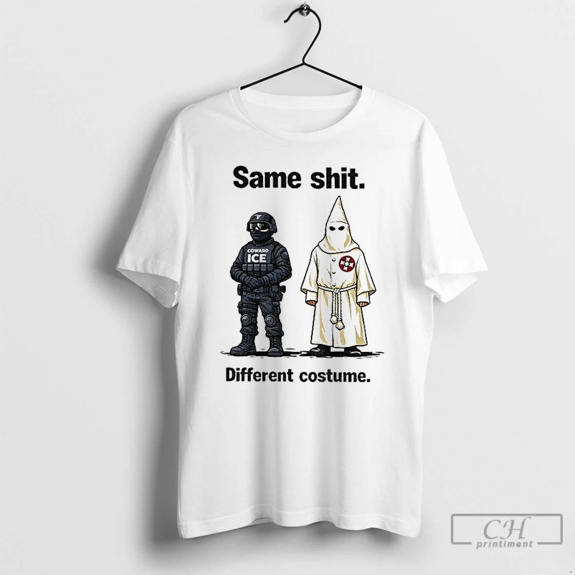 Classic Kkk Coward Ice Same Shit Different Costume T-Shirts, Hoodie, Sweatshirt | InkRitualCo.com