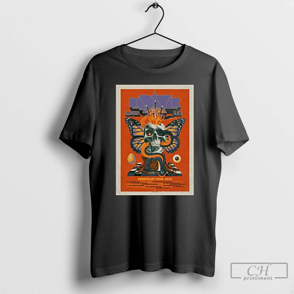 Classic Kadavar Slomosa O R B Tour European 2025 Long Sleve T Shirts Hoodie, Sweatshirt | InkRitualCo.com