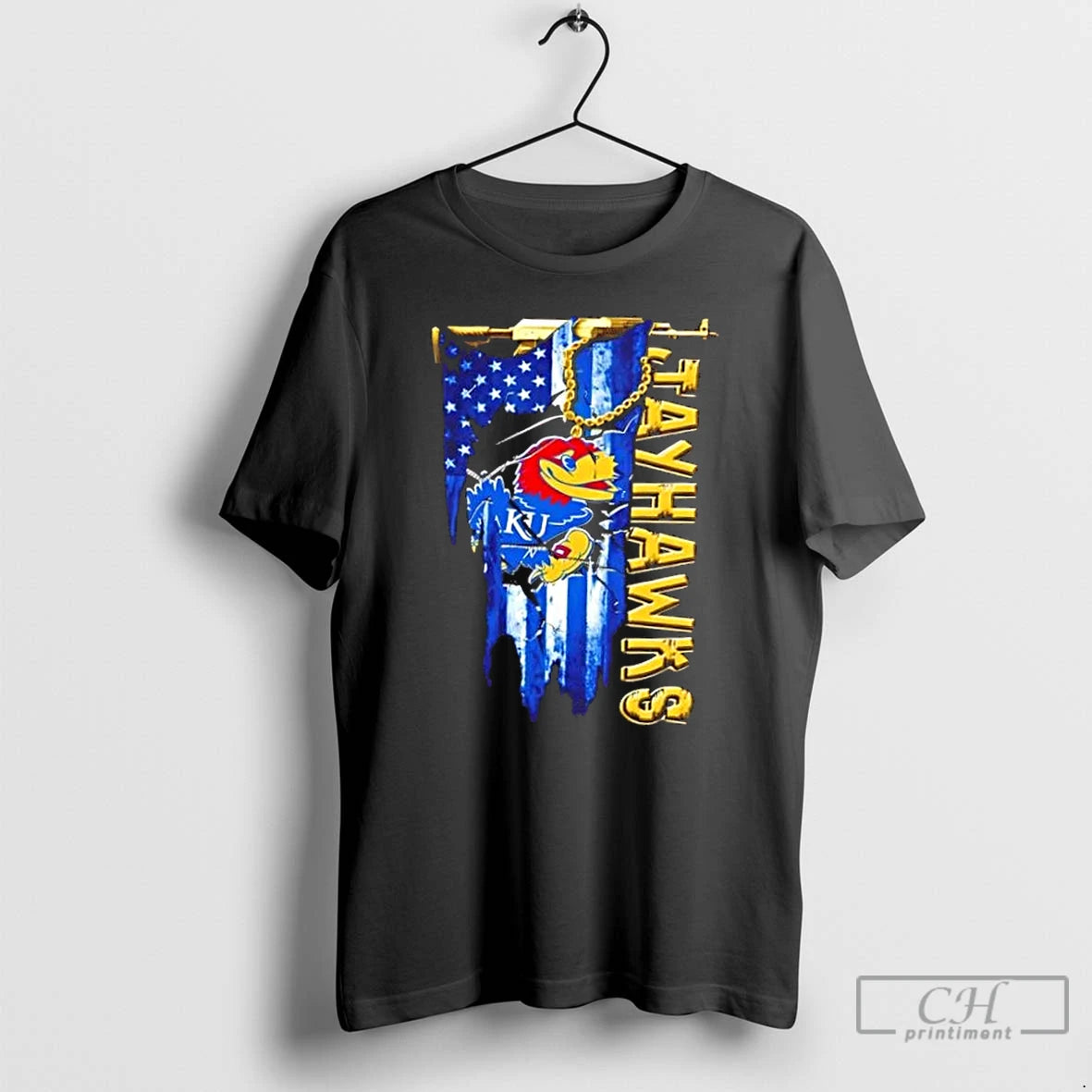 Classic Kansas Jayhawks Football Battle Shattered Usa Flag Rip Design T-Shirts, Hoodie, Sweatshirt | InkRitualCo.com
