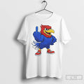 Classic Kansas Jayhawks Middle Finger Mascot T-Shirts, Hoodie, Sweatshirt | InkRitualCo.com