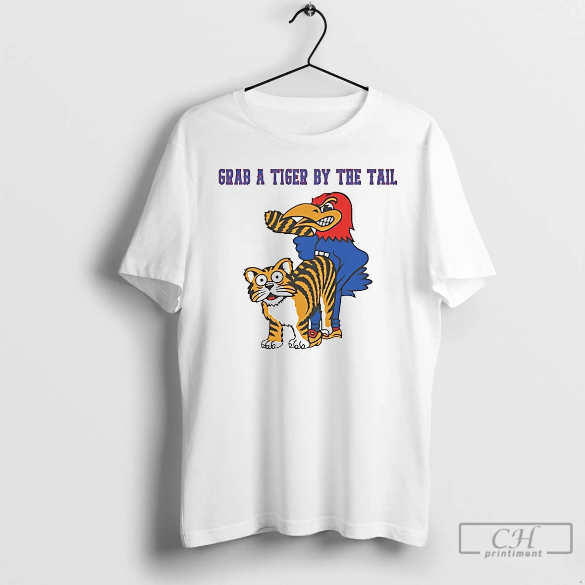 Classic Kansas Jayhawks Grab A Tiger By The Tail T-Shirts, Hoodie, Sweatshirt | InkRitualCo.com