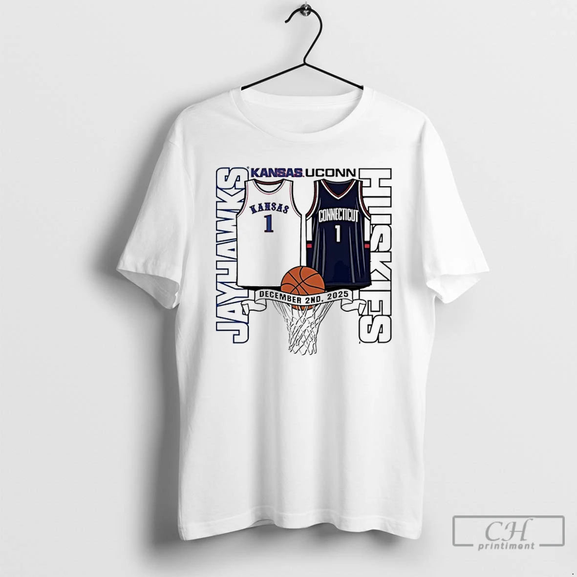 Classic Kansas Jayhawks Vs Uconn Huskies 2025 Basketball T-Shirts, Hoodie, Sweatshirt | InkRitualCo.com