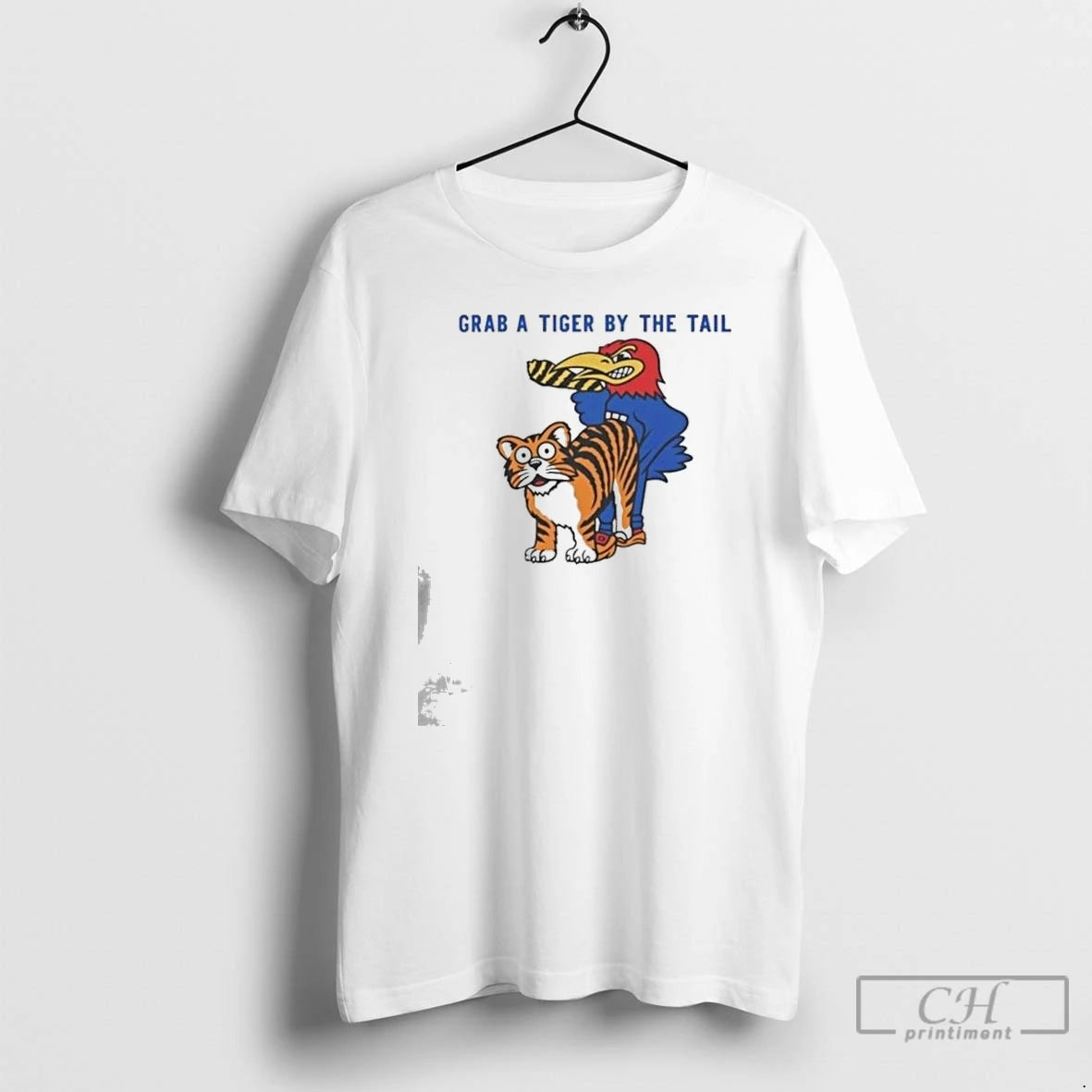 Classic Kansas Vs Missouri Rivalry Grab A Tiger By The Tail T-Shirts, Hoodie, Sweatshirt | InkRitualCo.com