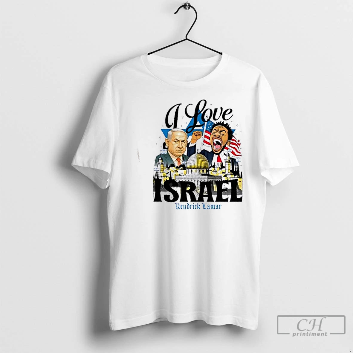Classic Kendrick Lamar X Benjamin Netanyahu I Love Israel T-Shirts, Hoodie, Sweatshirt | InkRitualCo.com