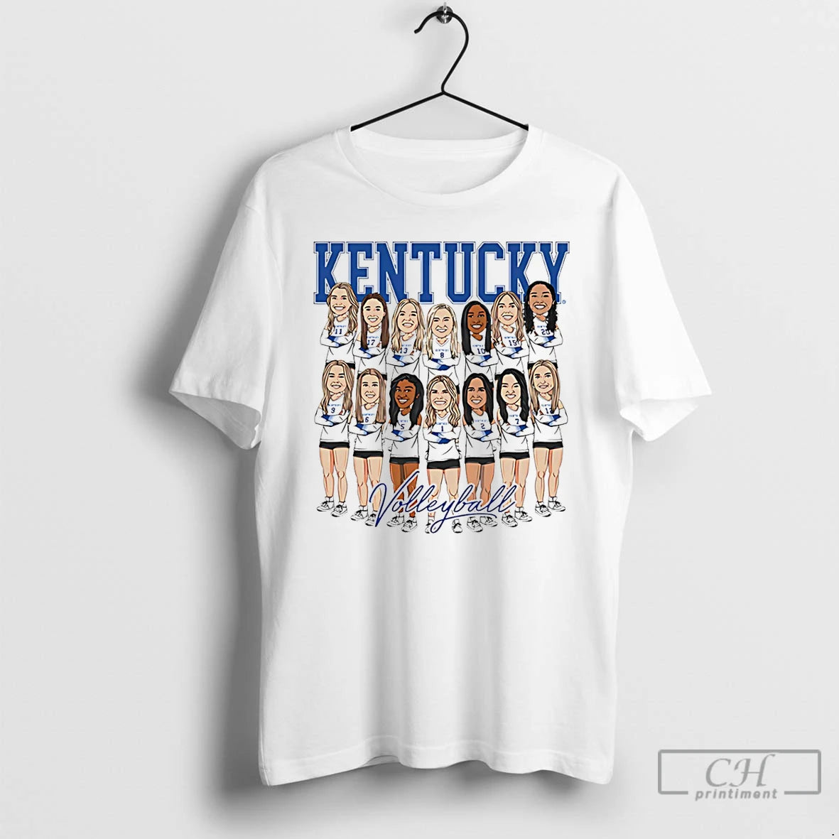Classic Kentucky Womens Volleyball Ncaa Team Caricature 25 26 T-Shirts, Hoodie, Sweatshirt | InkRitualCo.com
