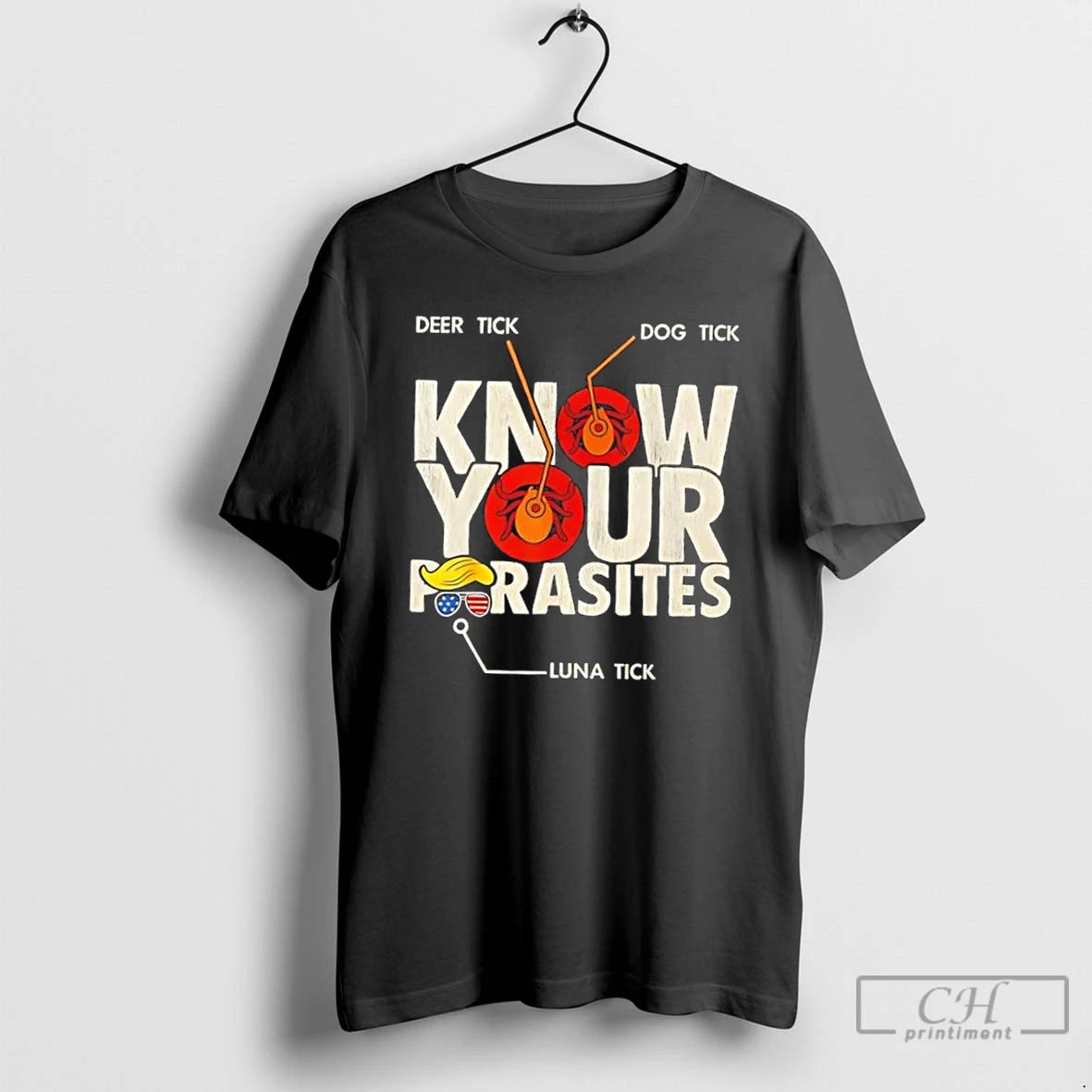 Classic Know Your Parasites Anti Trump Meme Trump Parody Tick Resist T Shirts Hoodie, Sweatshirt | InkRitualCo.com