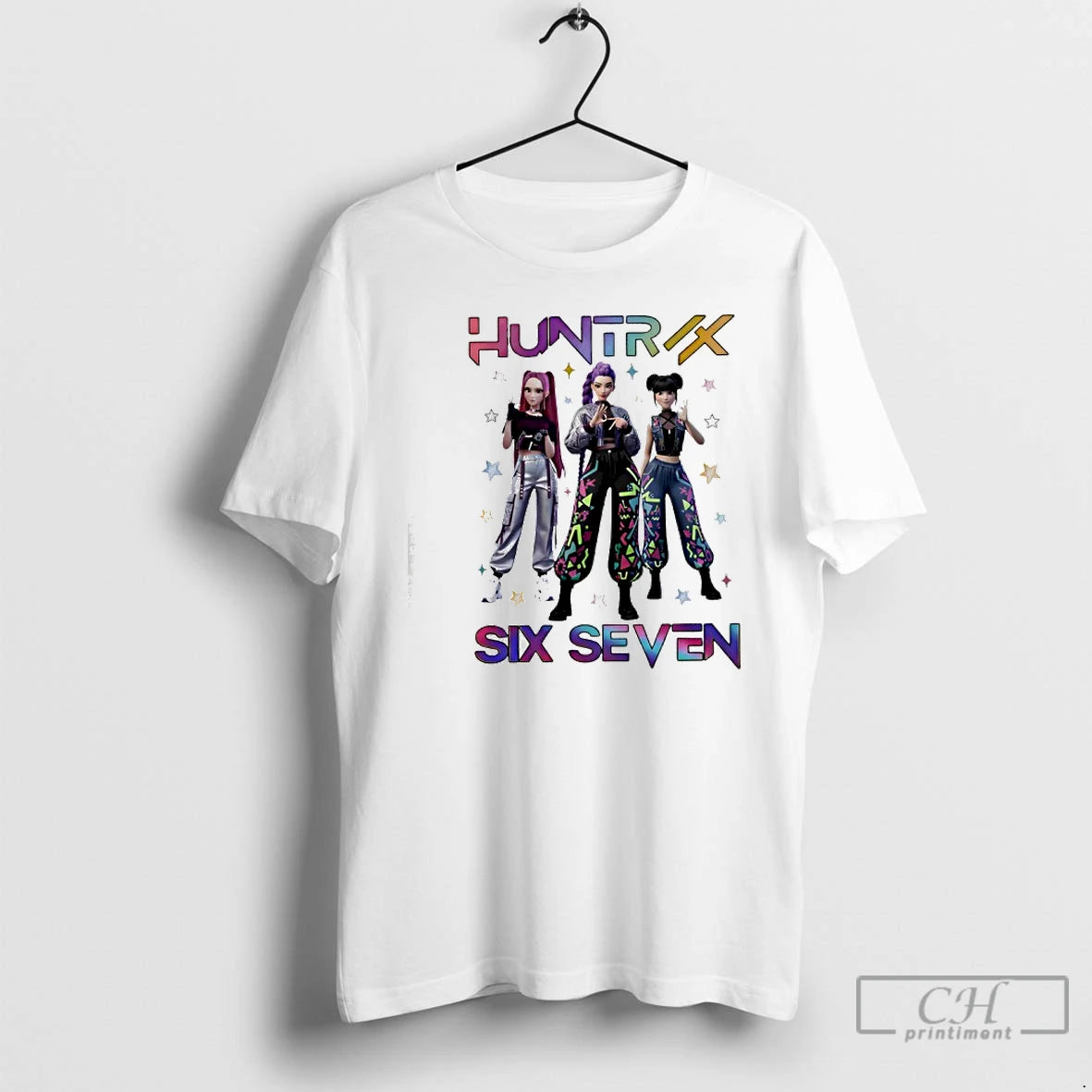 Classic Kpop Demon Hunters Six Seven Huntrix 67 Meme T-Shirts, Hoodie, Sweatshirt | InkRitualCo.com