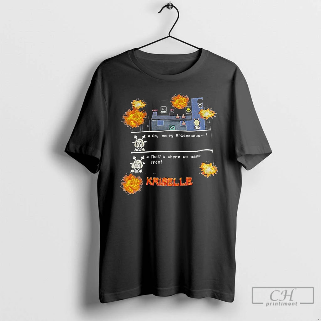 Classic Kris Vs Ralsei Oh Merry Krismaaaas Thats Where We Came From T Shirts Hoodie, Sweatshirt | InkRitualCo.com