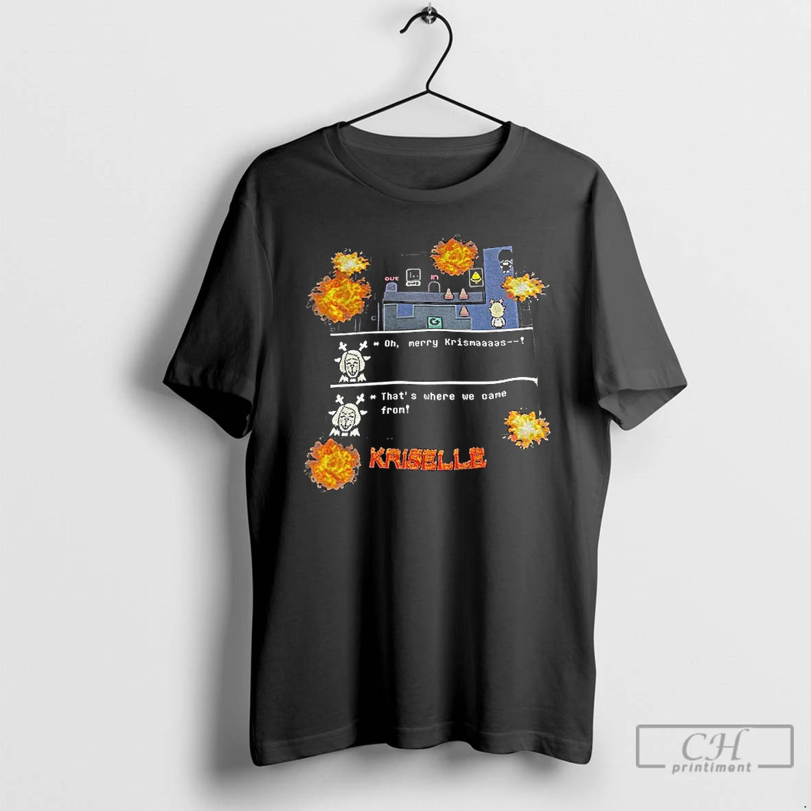Classic Kris Vs Ralsei Oh Merry Krismaaaas Thats Where We Came From T Shirts Hoodie, Sweatshirt | InkRitualCo.com