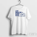 Classic La Dodgers Live Breathe Bleed Blue T-Shirts, Hoodie, Sweatshirt | InkRitualCo.com