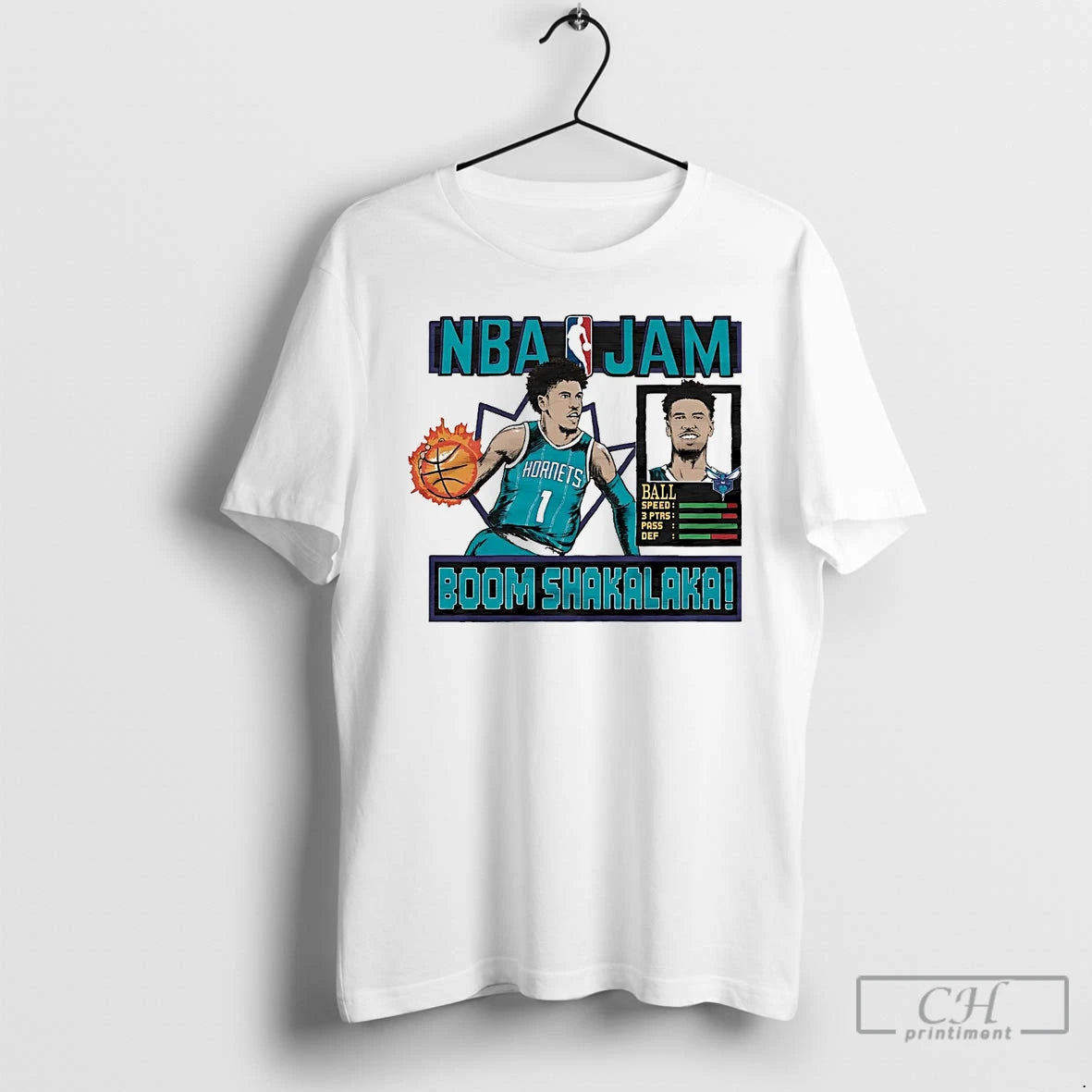 Classic Lamelo Ball Boom Shakalaka Nba Jam Hornets T Shirts Hoodie, Sweatshirt | InkRitualCo.com