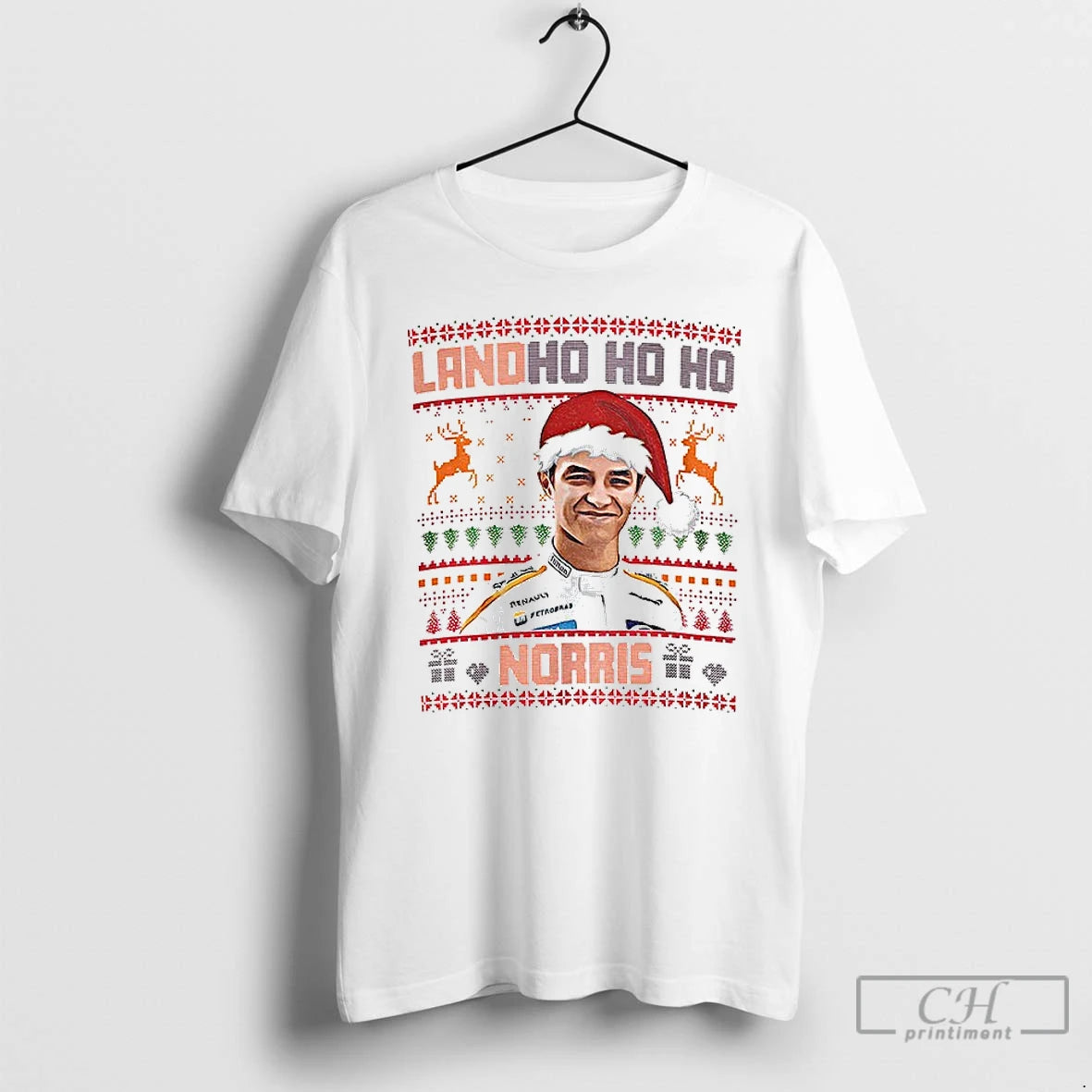 Classic Landho Ho Ho Norris Christmas Funny F1 Inspired T-Shirts, Hoodie, Sweatshirt | InkRitualCo.com