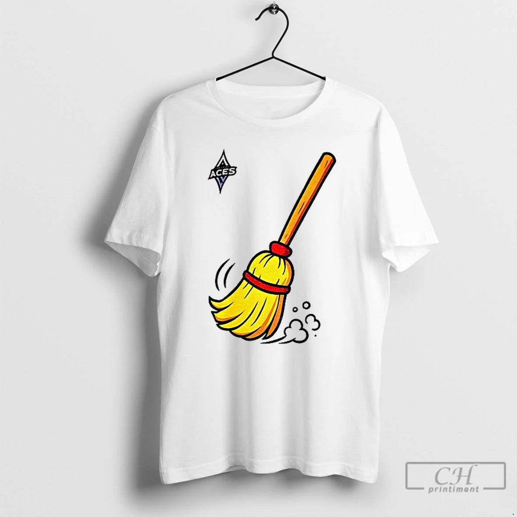 Classic Las Vegas Aces Broom Sweep T Shirts Hoodie, Sweatshirt | InkRitualCo.com