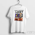 Classic Lean Gamble Beer Titties Yeah I Support Lgbt Graphic T-Shirts, Hoodie, Sweatshirt | InkRitualCo.com