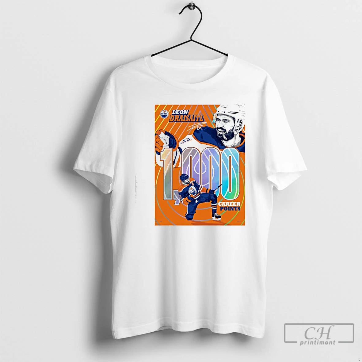 Classic Leon Draisaitl Edmonton 1000 Career Nhl Points Milestone T-Shirts, Hoodie, Sweatshirt | InkRitualCo.com