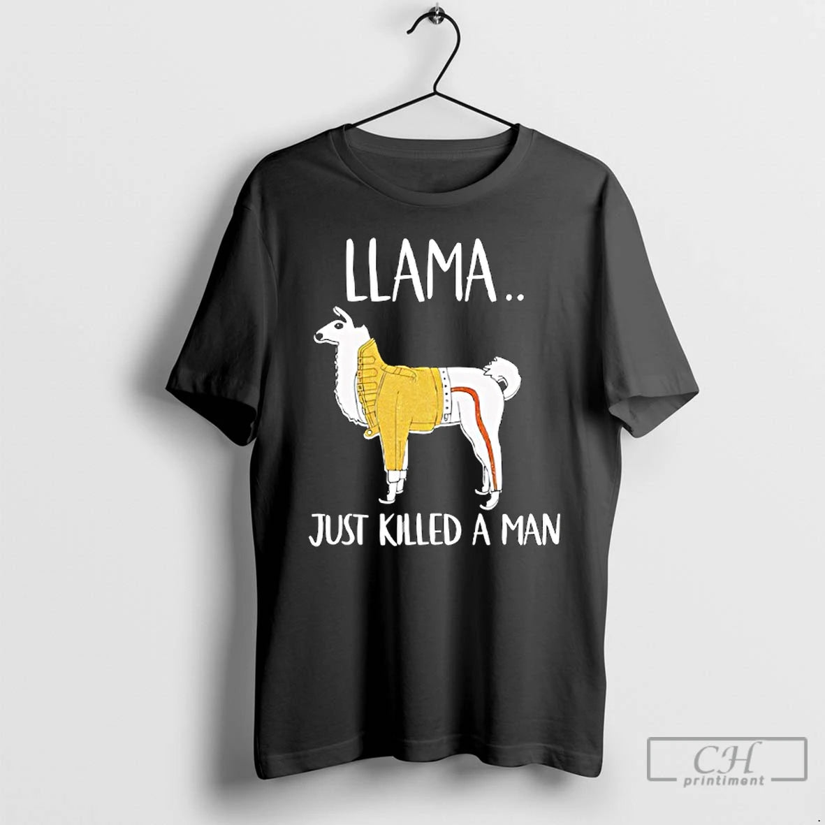 Classic Llama Just Killed A Man Funny T-Shirts, Hoodie, Sweatshirt | InkRitualCo.com
