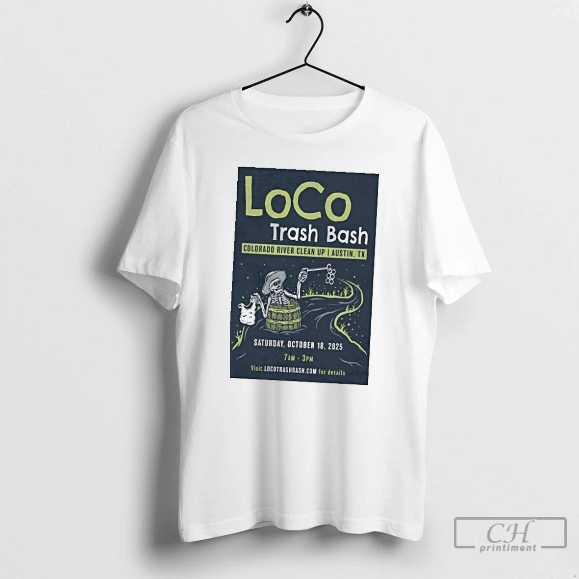 Classic Loco Trash Bash Colorado River Clean Up Austin October 18 2025 T Shirts Hoodie, Sweatshirt | InkRitualCo.com