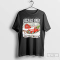 Classic Locals Only Long Island Christmas Red Truck T-Shirts, Hoodie, Sweatshirt | InkRitualCo.com