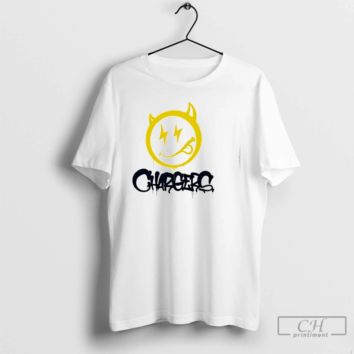 Classic Los Angeles Chargers Devil Emoji T Shirts Hoodie, Sweatshirt | InkRitualCo.com