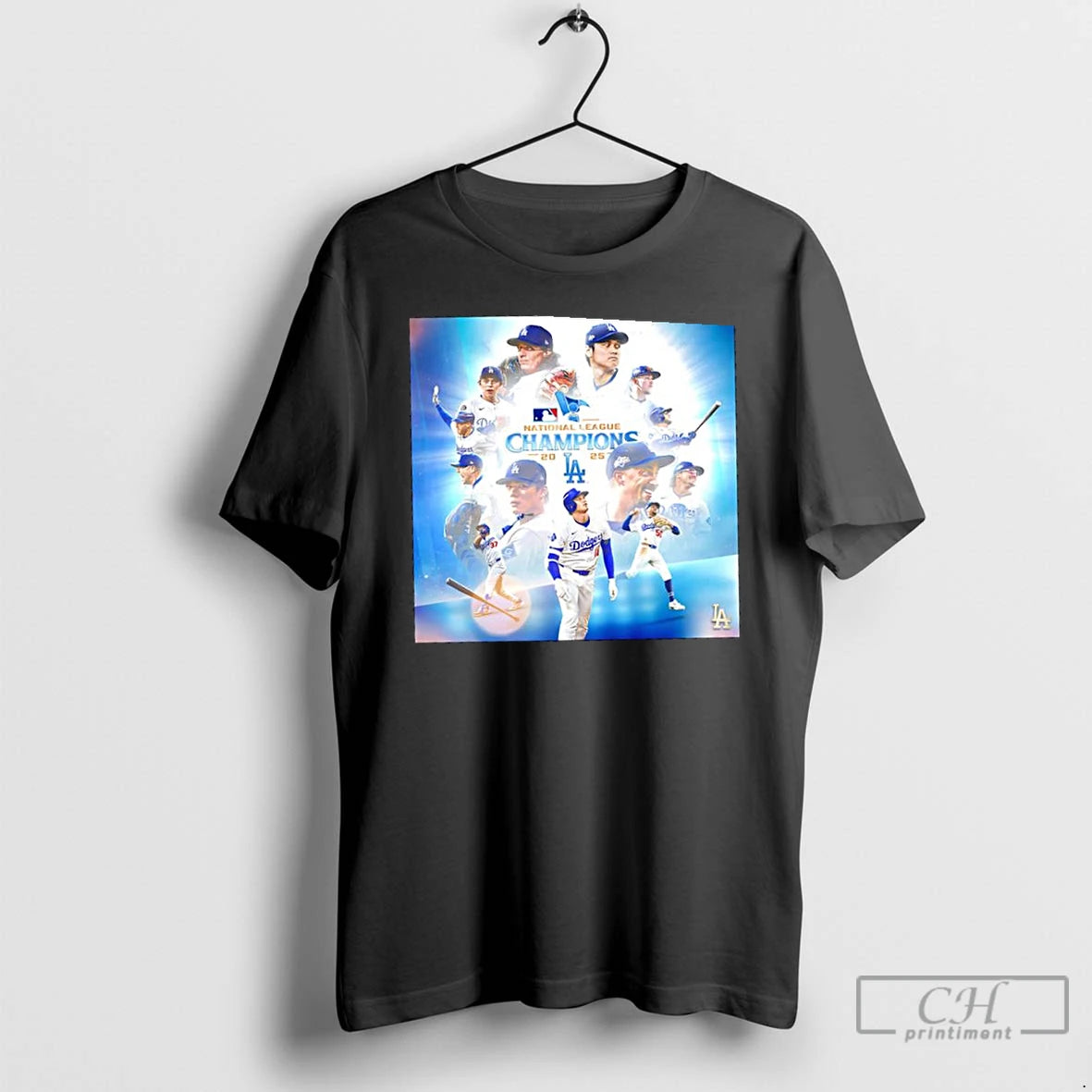 Classic Los Angeles Dodgers Winning The National League Championship In 2025 T Shirts Hoodie, Sweatshirt | InkRitualCo.com