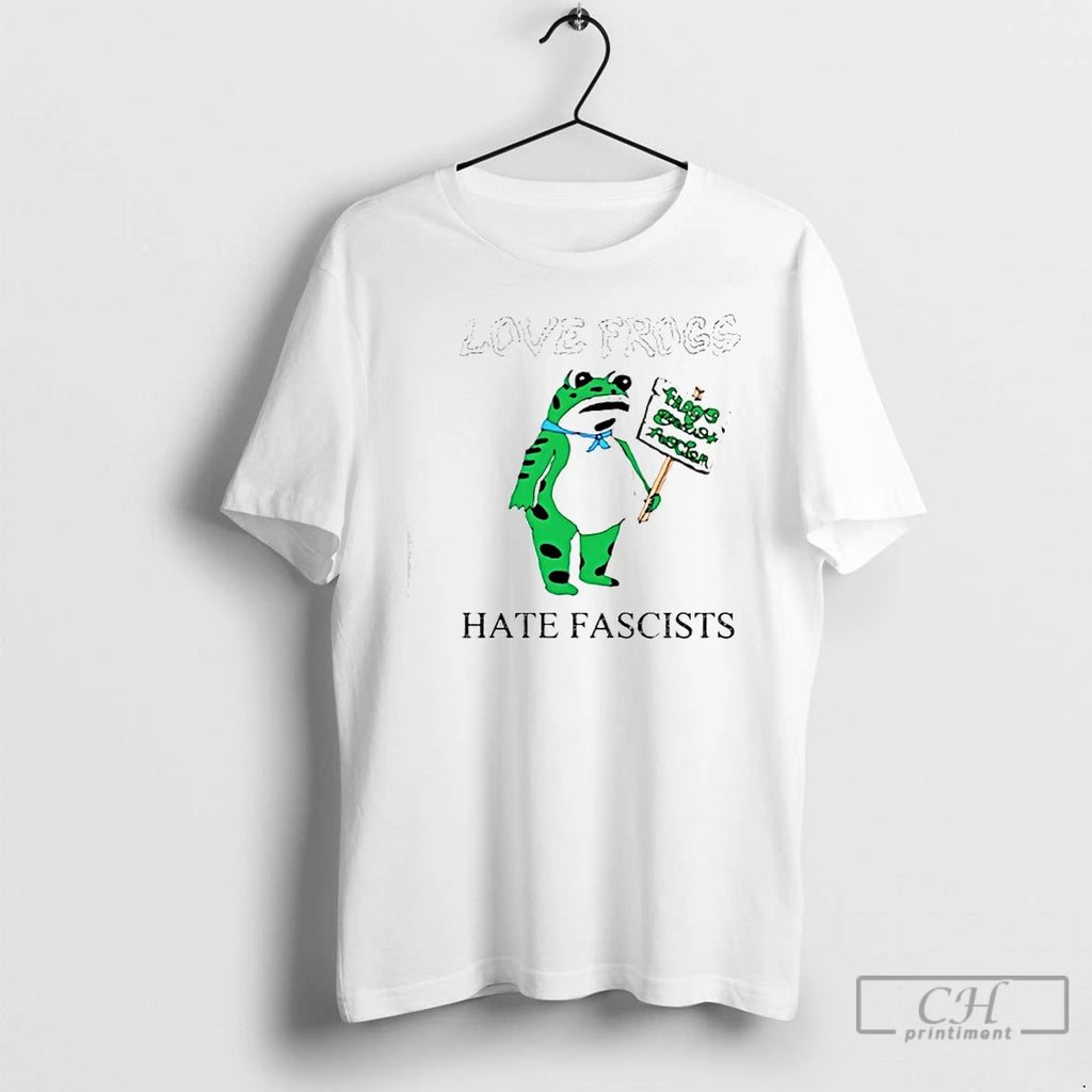 Classic Love Frogs Anti Fascists T Shirts Hoodie, Sweatshirt | InkRitualCo.com
