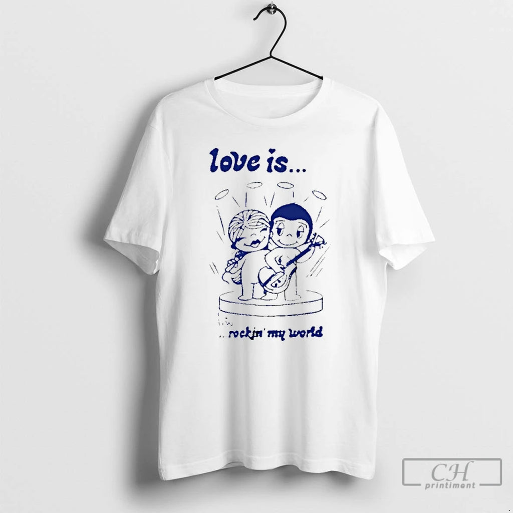 Classic Love Is Rockin My World T-Shirts, Hoodie, Sweatshirt | InkRitualCo.com