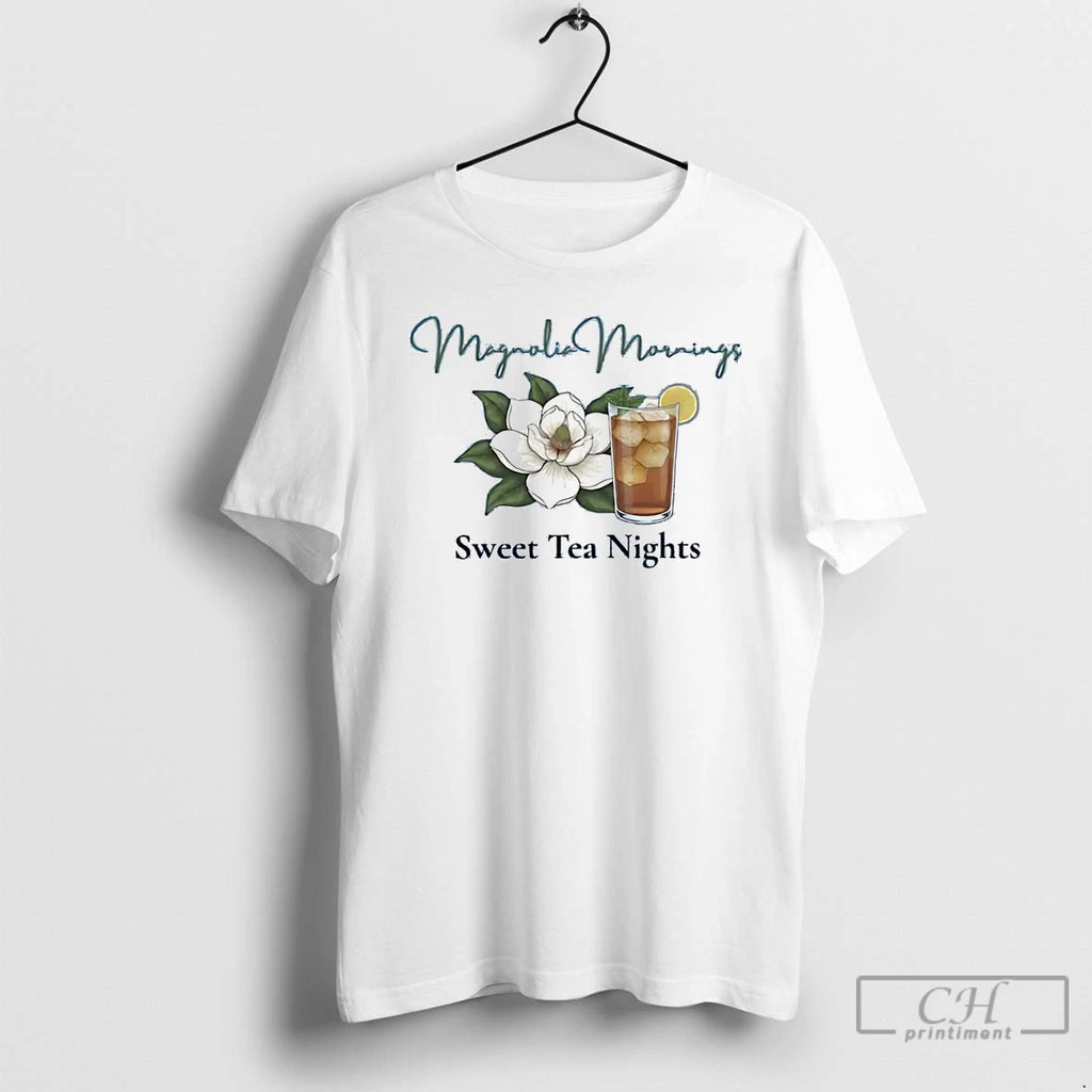 Classic Magnolia Mornings Sweet Tea Nights T Shirts Hoodie, Sweatshirt | InkRitualCo.com