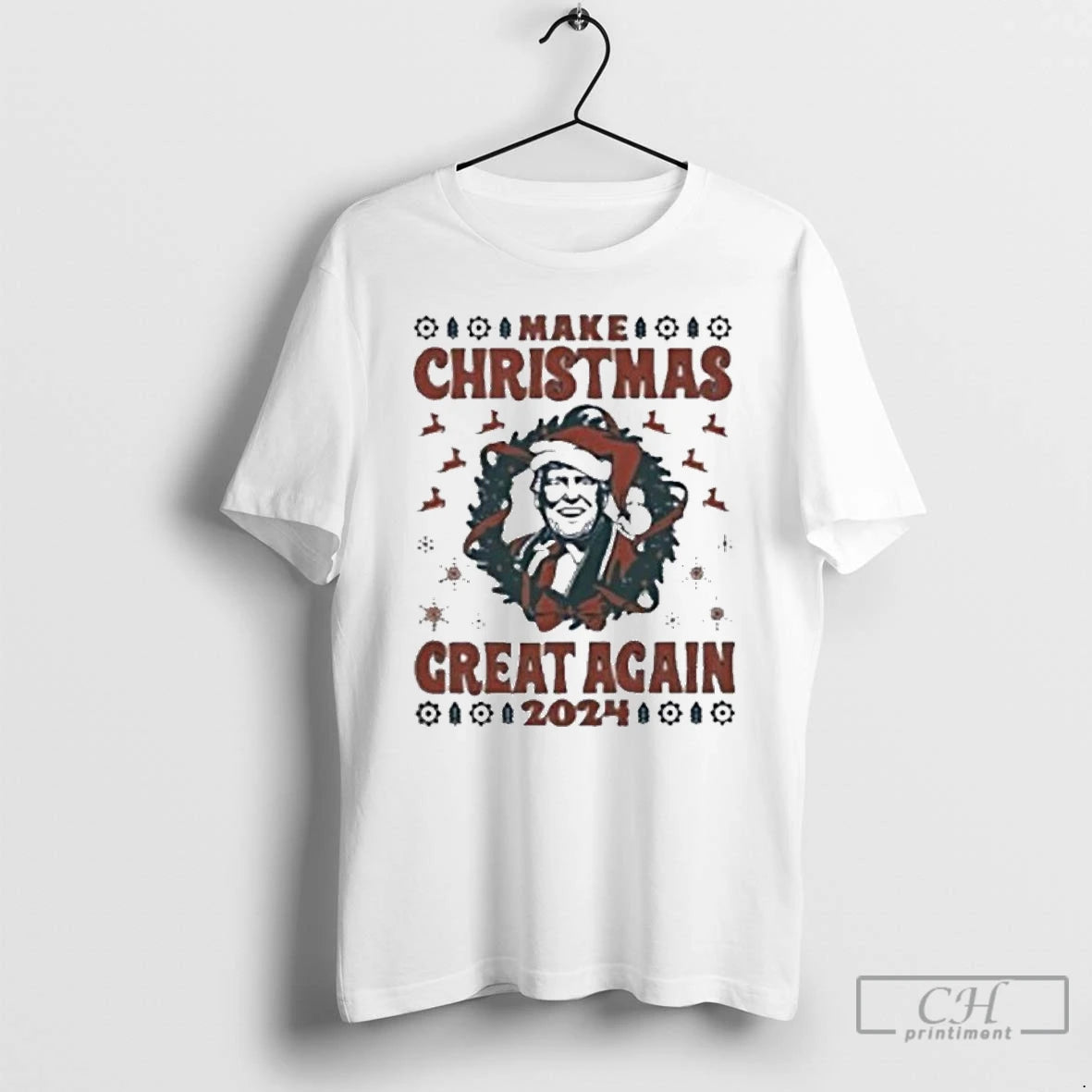 Classic Make Christmas Great Again 2024 Ugly T-Shirts, Hoodie, Sweatshirt | InkRitualCo.com