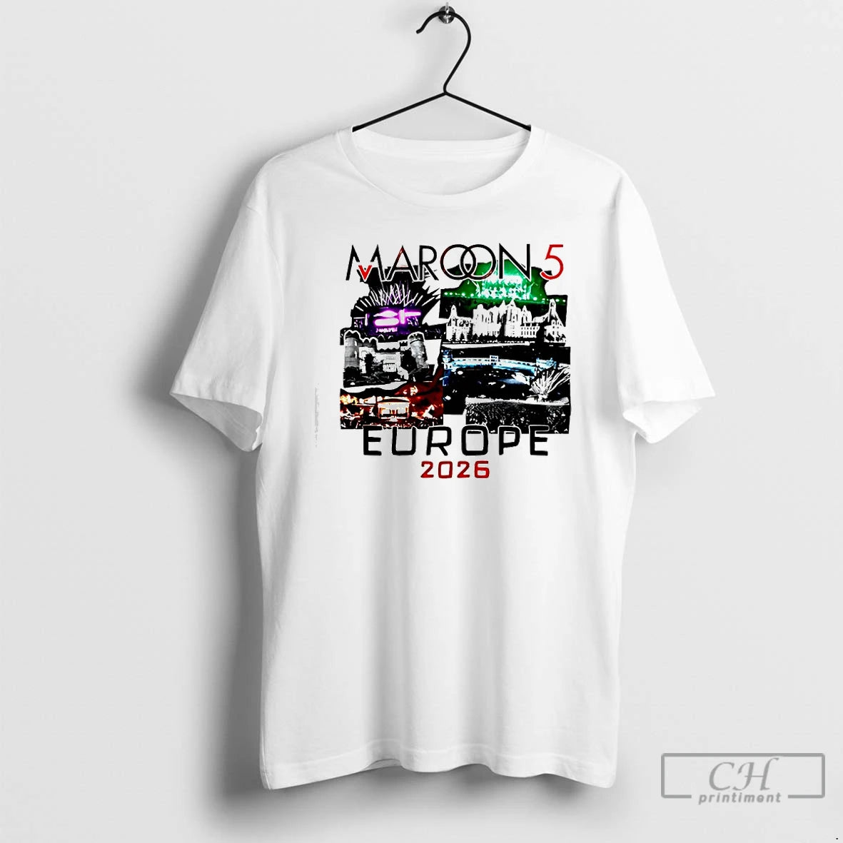 Classic Maroon 5 Europe Tour 2026 T-Shirts, Hoodie, Sweatshirt | InkRitualCo.com