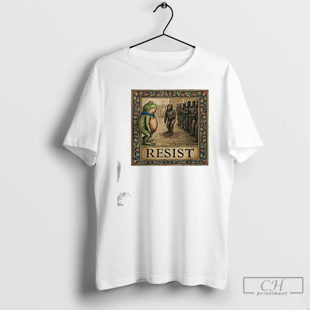 Classic Medieval Vintage Portland Frog Protest Resist T Shirts Hoodie, Sweatshirt | InkRitualCo.com