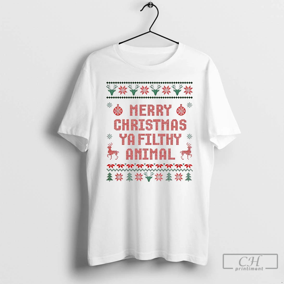 Classic Merry Christmas Ya Filthy Animal Ugly Christmas 2025 T-Shirts, Hoodie, Sweatshirt | InkRitualCo.com