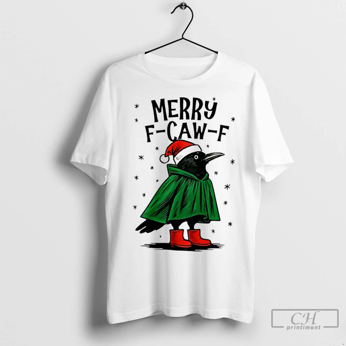 Classic Merry F Caw F Merry Christmas T-Shirts, Hoodie, Sweatshirt | InkRitualCo.com
