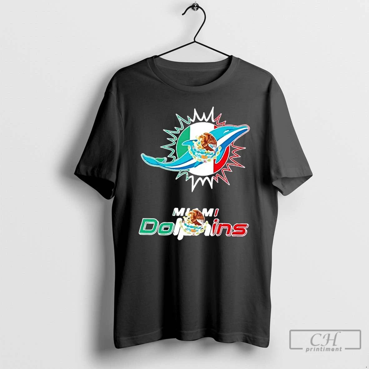 Classic Miami Dolphins Football X Mexican Flag Logo T-Shirts, Hoodie, Sweatshirt | InkRitualCo.com