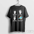 Classic Miami Dolphins Nothing Beats Rock Beats Scissors Paper Beats Rock Scissors Beats Paper T-Shirts, Hoodie, Sweatshirt