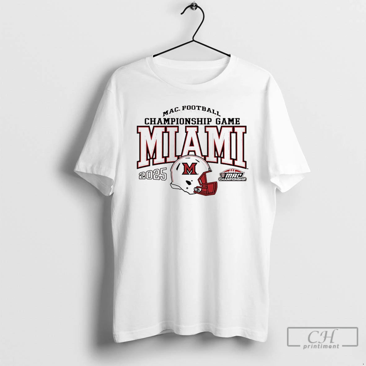 Classic Miami Redhawks 2025 Mac Football Championship Bound Helmet T-Shirts, Hoodie, Sweatshirt | InkRitualCo.com