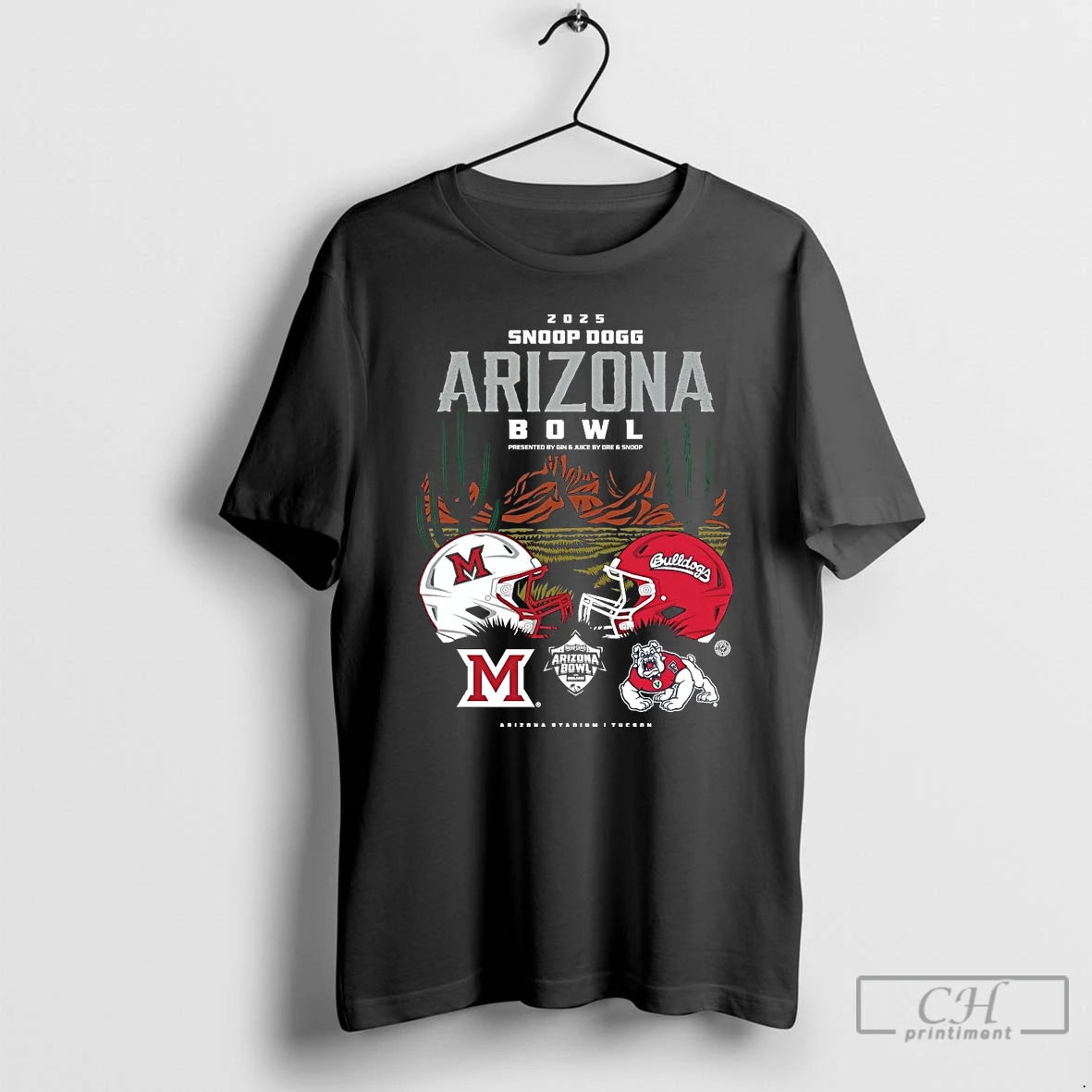 Classic Miami Redhawks Vs Fresno State Bulldogs 2025 Arizona Bowl Head To Head T Shirts Hoodie, Sweatshirt | InkRitualCo.com
