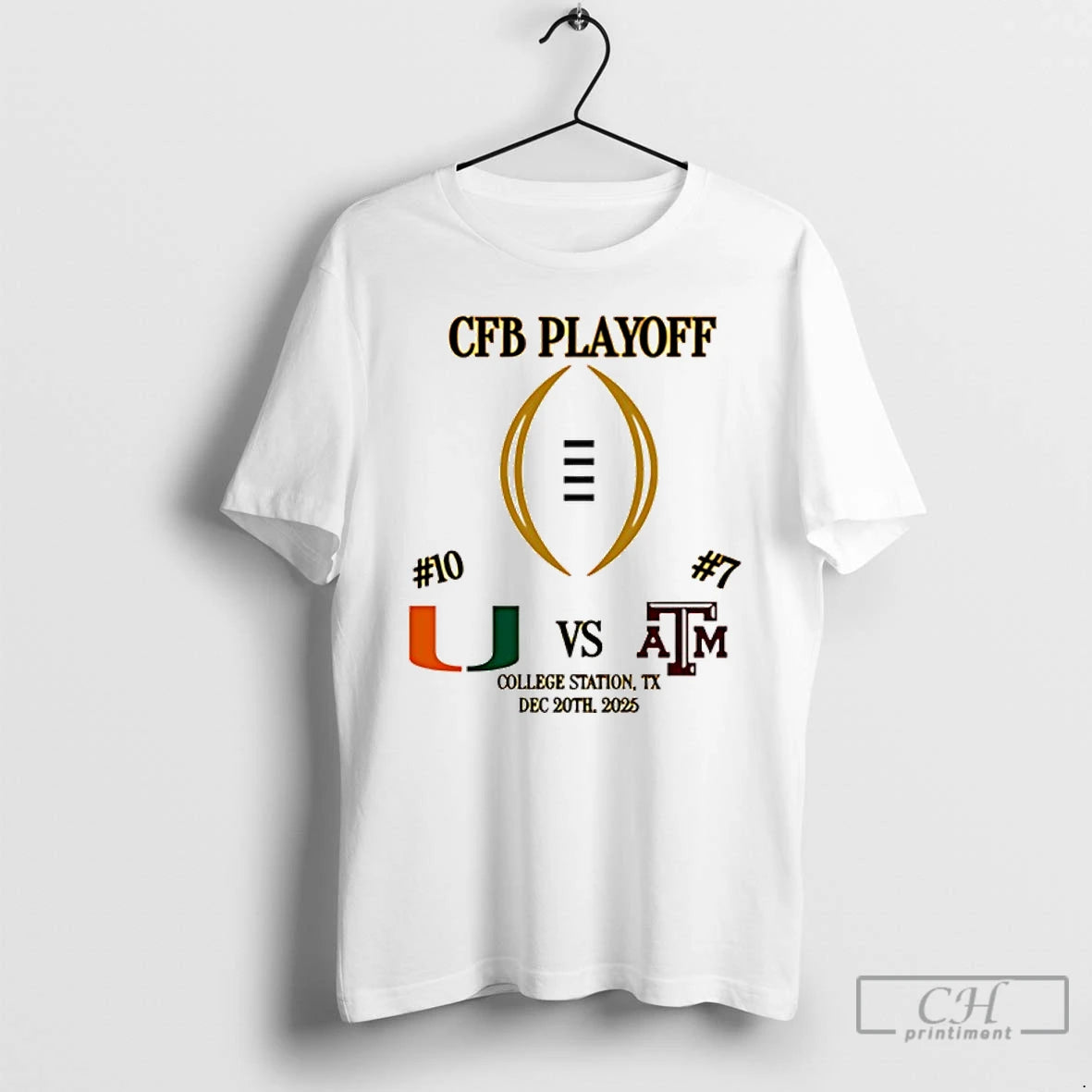 Classic Miami Vs Texas Am 2025 Cfp First Rd Playoff Game 2 T Shirts Sweater Hoodie, Sweatshirt | InkRitualCo.com